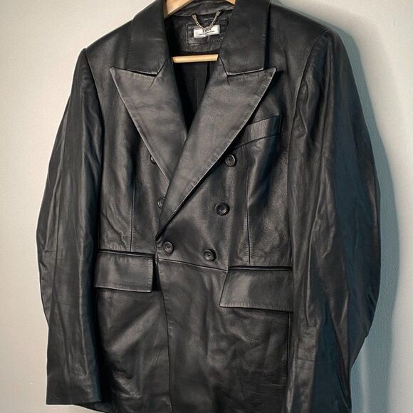 DESA Women's K13851 Black Leather Jacket | Size: L - Picture 2 of 13